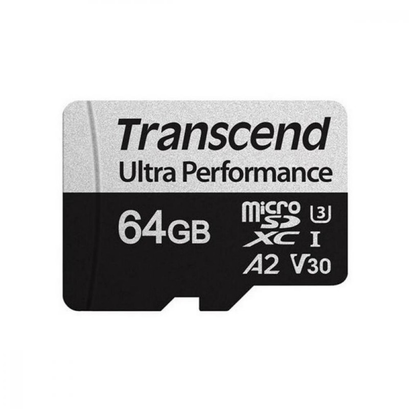 Карта пам'яті Transcend 64 GB microSDXC UHS-I U3 V30 A2 340S TS64GUSD340S