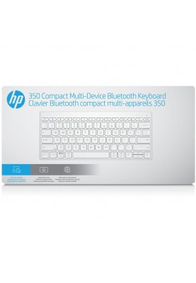 Клавіатура HP 350 Compact Multi-Device BT White (692T0AA)