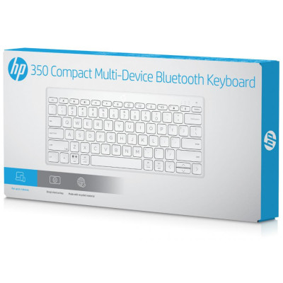 Клавіатура HP 350 Compact Multi-Device BT White (692T0AA)