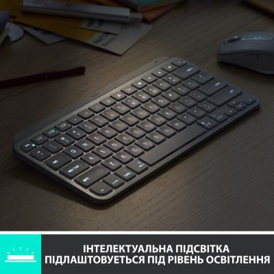 Клавіатура Logitech MX Keys Mini Minimalist US Pale Grey (920-010499) Клавіатура Logitech MX Keys Mini Minimalist US Pale Grey (920-010499)