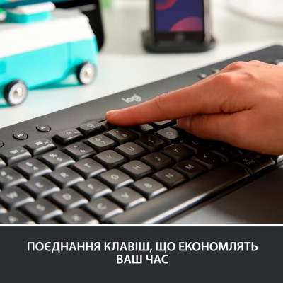 Клавіатура Logitech Signature K650 USB/Bluetooth Graphite (920-010945) Клавіатура Logitech Signature K650 USB/Bluetooth Graphite (920-010945)
