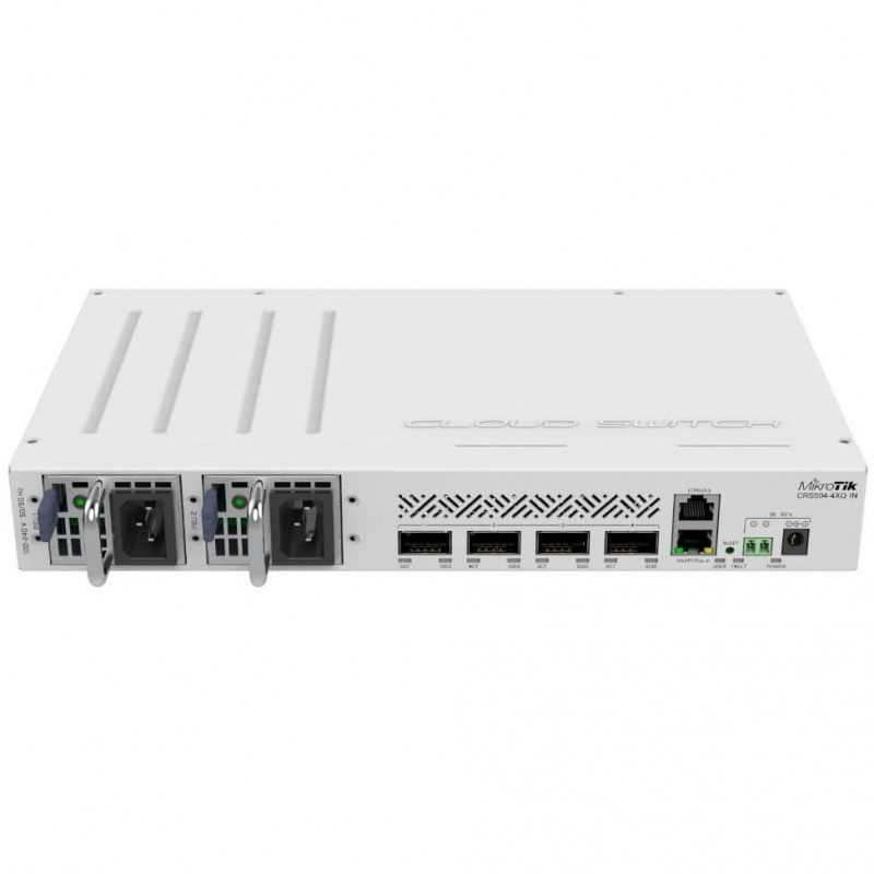 Комутатор Mikrotik CRS504-4XQ-IN