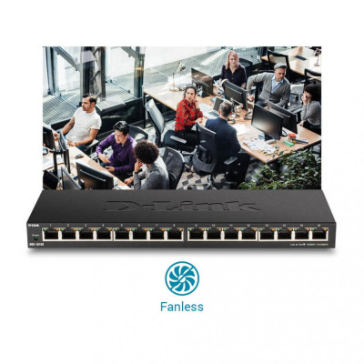 Комутатор некерований D-Link DGS-1016S/E