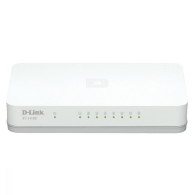 Комутатор некерований D-Link GO-SW-8G/E