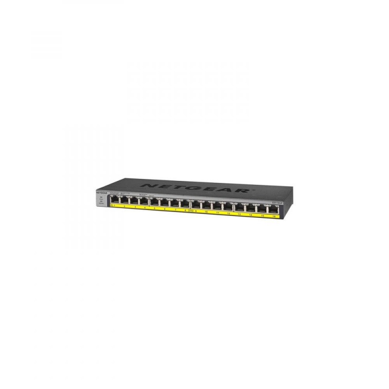 Комутатор некерований Netgear GS116LP (GS116LP-100EUS)