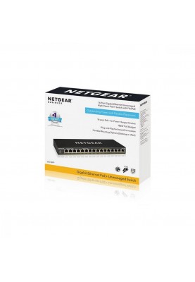 Комутатор некерований Netgear GS316PP (GS316PP-100EUS)