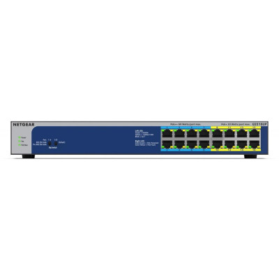 Комутатор некерований Netgear GS516UP (GS516UP-100EUS)