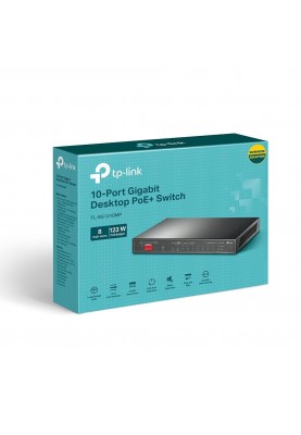 Комутатор некерований TP-Link TL-SG1210MP