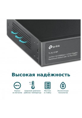 Комутатор некерований TP-Link TL-SL1218P