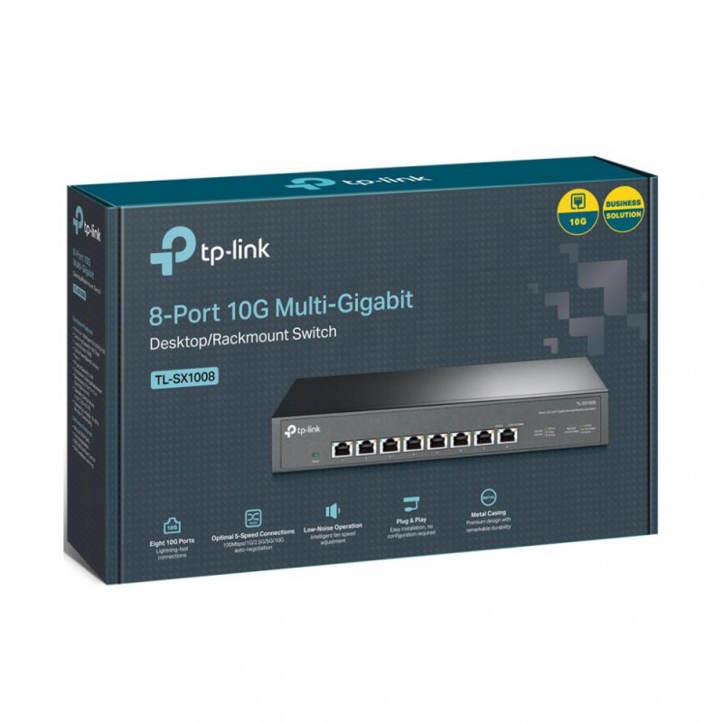 Комутатор некерований TP-Link TL-SX1008