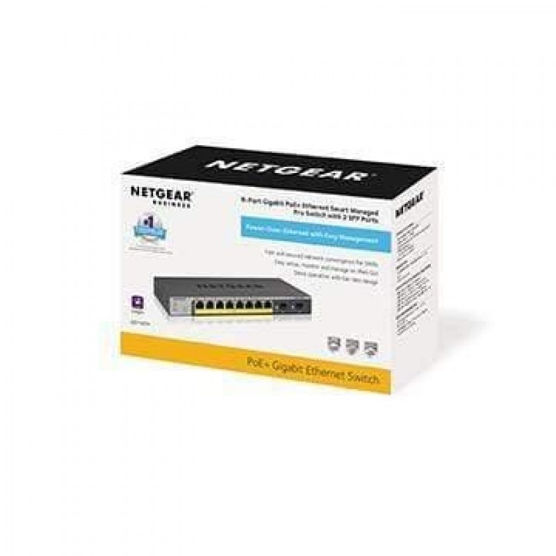 Комутатор Smart Netgear GS110TPv3 (GS110TP-300EUS)