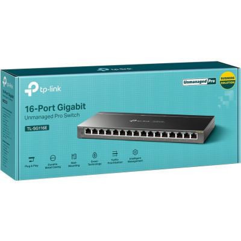 Комутатор Smart TP-Link TL-SG116E