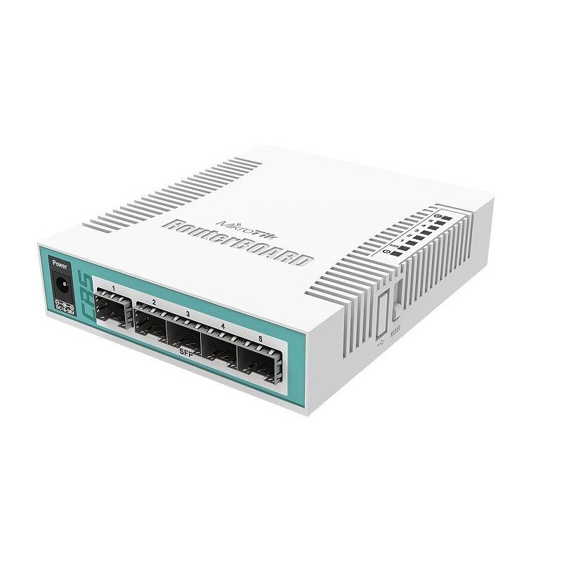 Комутатор керований 3 рівня Mikrotik Cloud Router Switch (CRS106-1C-5S)