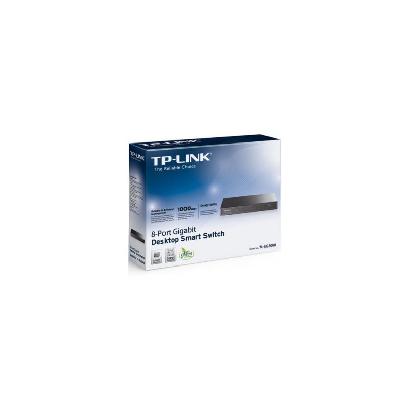 Комутатор керований TP-Link TL-SG2008