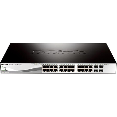 Комутатор керований рівня 2 D-Link DGS-1210-28P