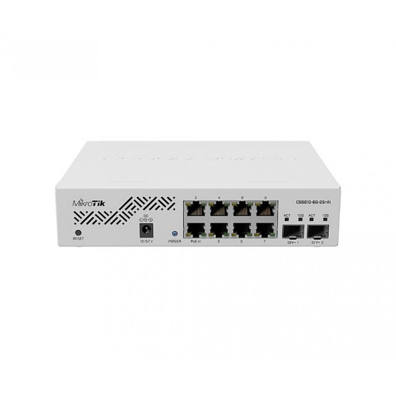 Комутатор Smart Mikrotik CSS610-8G-2S+IN