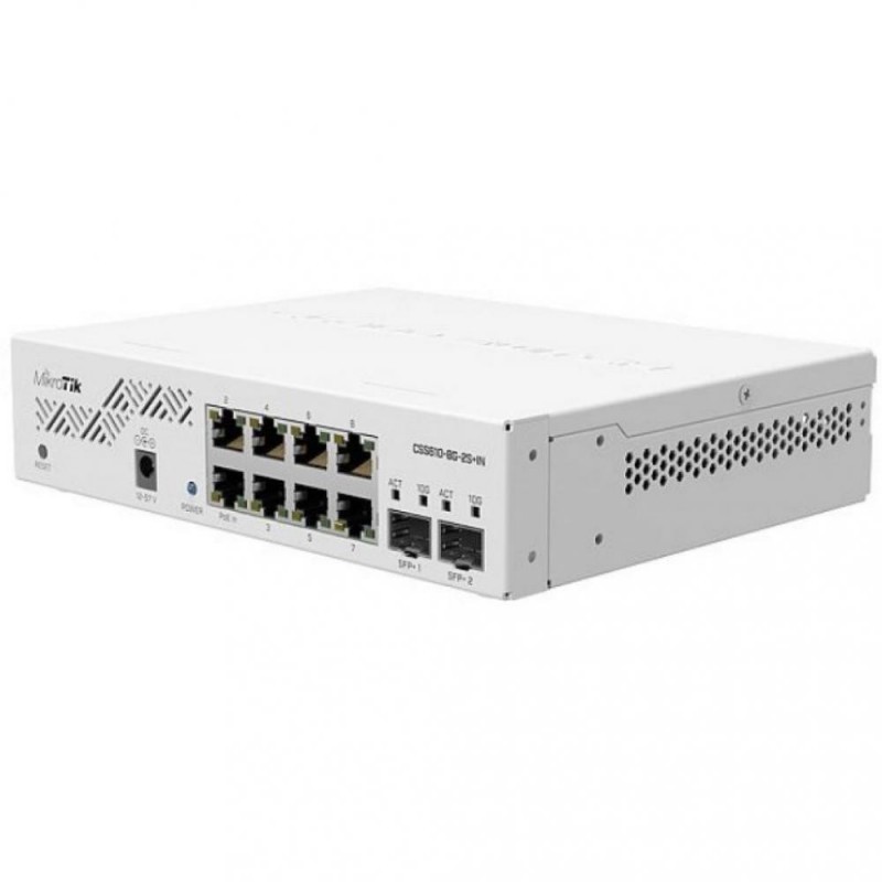 Комутатор Smart Mikrotik CSS610-8G-2S+IN