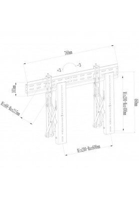 Кронштейни CHARMOUNT WMX-64