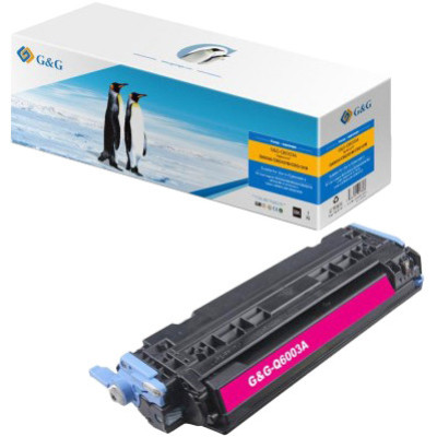 Лазерний картридж G&G Картридж для HP CLJ1600/2600 Magenta (G&G-Q6003A)