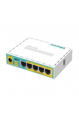 Маршрутизатор (роутер) Mikrotik hEX PoE lite (RB750UPr2)