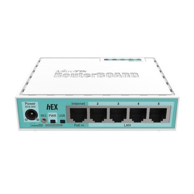 Маршрутизатор (роутер) Mikrotik hEX (RB750Gr3) Маршрутизатор (роутер) Mikrotik hEX (RB750Gr3)