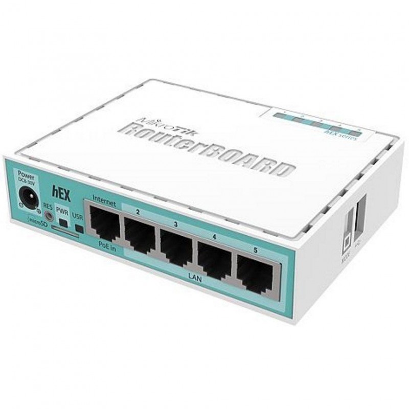 Маршрутизатор (роутер) Mikrotik hEX (RB750Gr3)