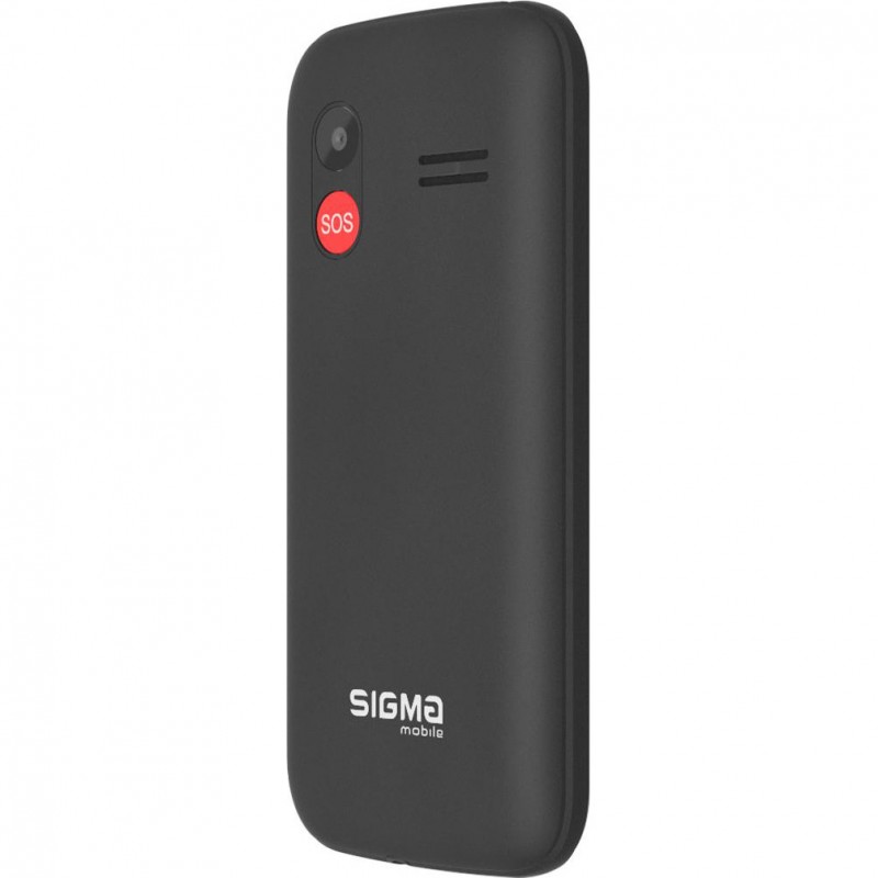 Мобільний телефон (бабушкофон) Sigma mobile Comfort 50 HIT Black