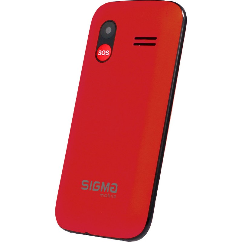 Мобільний телефон (бабушкофон) Sigma mobile Comfort 50 HIT Red