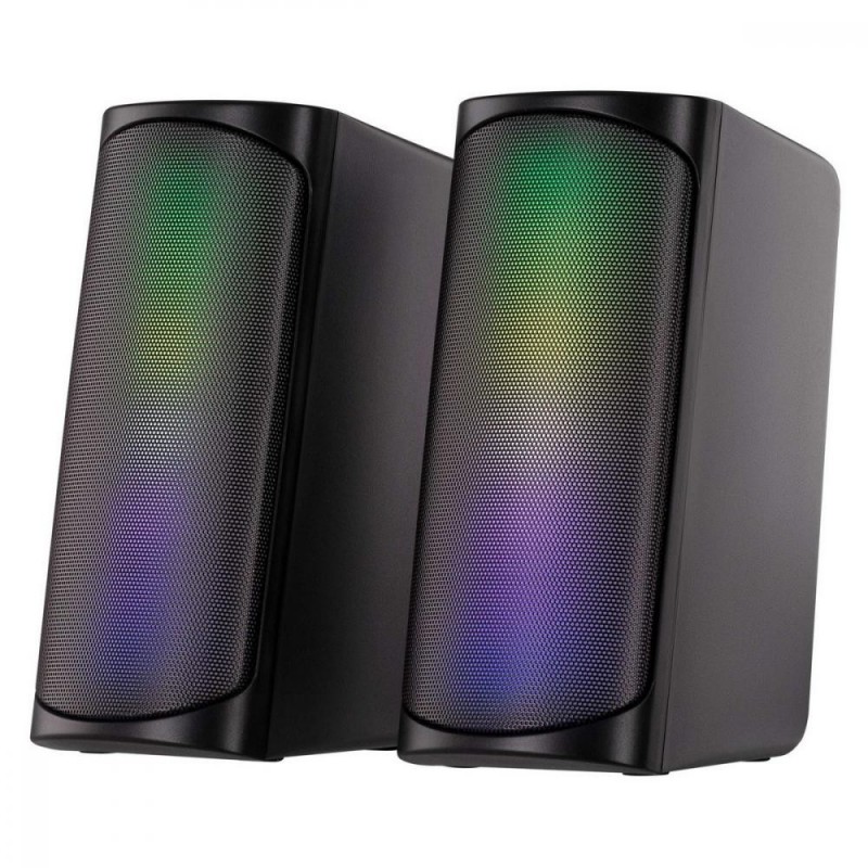 Мультимедійна акустика 2E PCS231 RGB Matrix 2.0 USB Black (2E-PCS231BK)