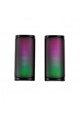 Мультимедійна акустика 2E PCS231 RGB Matrix 2.0 USB Black (2E-PCS231BK)