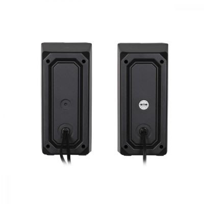 Мультимедійна акустика 2E PCS233 RGB 2.0 USB Black (2E-PCS233BK)