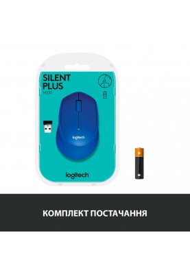 Миша Logitech M330 Silent Plus Blue (910-004910)