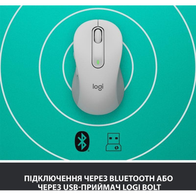 Миша Logitech Signature M650 Wireless Mouse Off-White (910-006255)