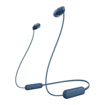 Навушники із мікрофоном Sony WI-C100 Blue (WIC100L.CE7)