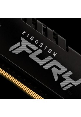 Пам'ять для настільних комп'ютерів Kingston FURY 32 GB (2x16GB) DDR4 2666 MHz Beast Black (KF426C16BBK2/32)