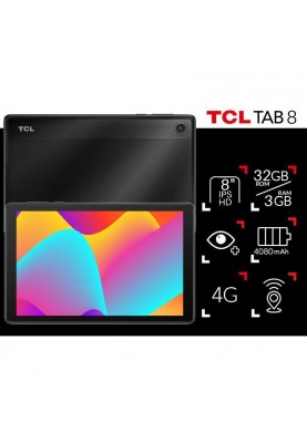 Планшет TCL TAB 8 LTE 3/32GB Prime Black (9132G1-2ALCUA11)