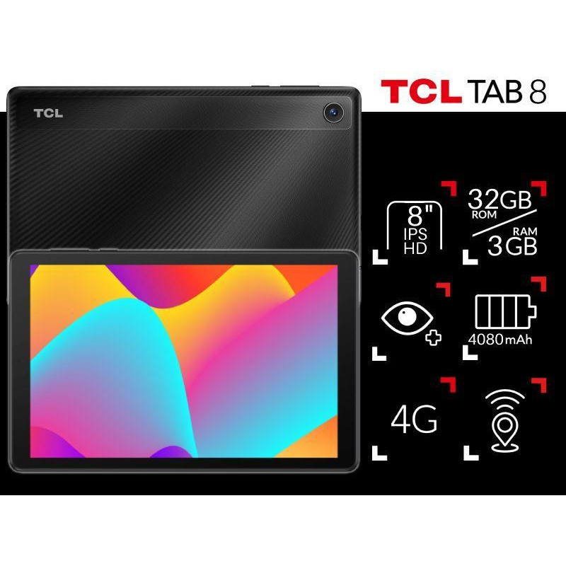 Планшет TCL TAB 8 LTE 3/32GB Prime Black (9132G1-2ALCUA11)