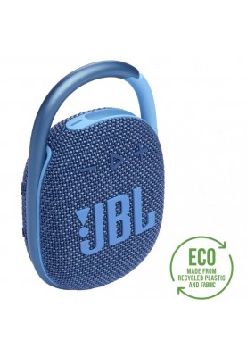 Портативний стовпчик JBL Clip 4 Eco Blue (JBLCLIP4ECOBLU)