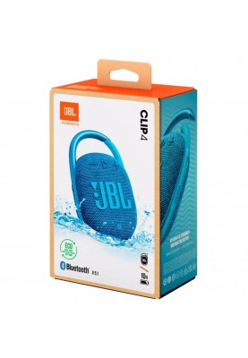 Портативний стовпчик JBL Clip 4 Eco Blue (JBLCLIP4ECOBLU)