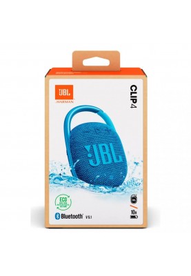 Портативний стовпчик JBL Clip 4 Eco Blue (JBLCLIP4ECOBLU)