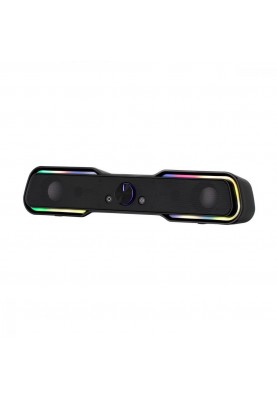 Саундбар 2E PCS101 RGB 2.0 USB Black (2E-PCS101BK)