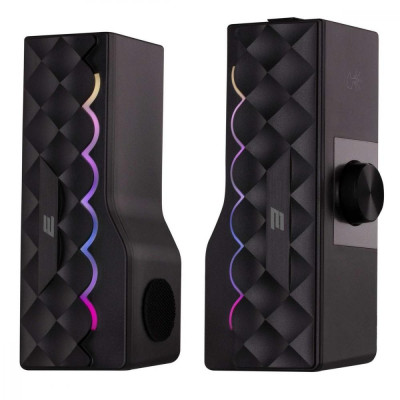 Саундбар 2E PCS232 Soundbar 2.0 USB Black (2E-PCS232BK)