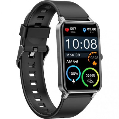 Смарт-годинник Globex Smart Watch Fit Black Смарт-годинник Globex Smart Watch Fit Black