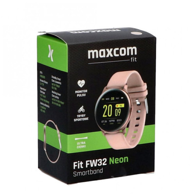 Смарт-годинник Maxcom Fit FW32 NEON Pink