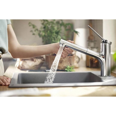 Змішувач для кухонного миття Hansgrohe Zesis M33 150 2jet 74803000