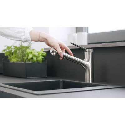Змішувач для кухонного миття Hansgrohe Zesis M33 74803800 Змішувач для кухонного миття Hansgrohe Zesis M33 74803800