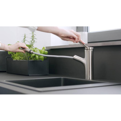 Змішувач для кухонного миття Hansgrohe Zesis M33 74803800 Змішувач для кухонного миття Hansgrohe Zesis M33 74803800