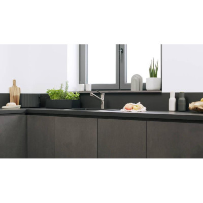 Змішувач для кухонного миття Hansgrohe Zesis M33 74803800 Змішувач для кухонного миття Hansgrohe Zesis M33 74803800