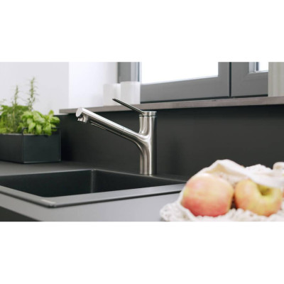 Змішувач для кухонного миття Hansgrohe Zesis M33 74803800 Змішувач для кухонного миття Hansgrohe Zesis M33 74803800