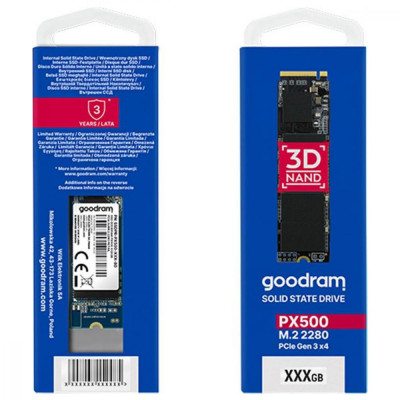 SSD накопичувач GOODRAM PX500 G.2 256 GB (SSDPR-PX500-256-80-G2)